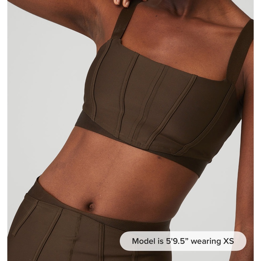 Alo airlift corset legging and bra set